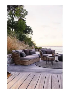 Puutarhakalusteet & Pehmusteet|Cane-Line Basket - kahden istuttava sohva BEIGE