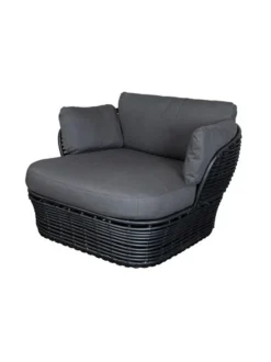 Puutarhakalusteet & Pehmusteet|Cane-Line Basket-nojatuoli HARMAA