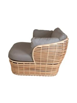 Puutarhakalusteet & Pehmusteet|Cane-Line Basket-nojatuoli TAUPE