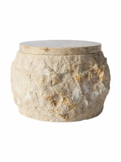 Koriste-Esineet|Muubs Batu-kannellinen rasia CREME