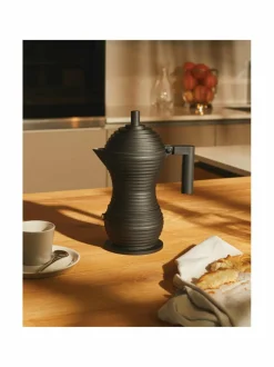 Tee, Kahvi & Vesi|Alessi BB Pulcina -espressopannu, 6 kupin BB BLACK