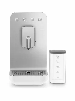Kahvin- & Vedenkeittimet|Smeg BCC13BLMEU- täysautomaattinen kahvikone ja maidonvaahdotin WHITE