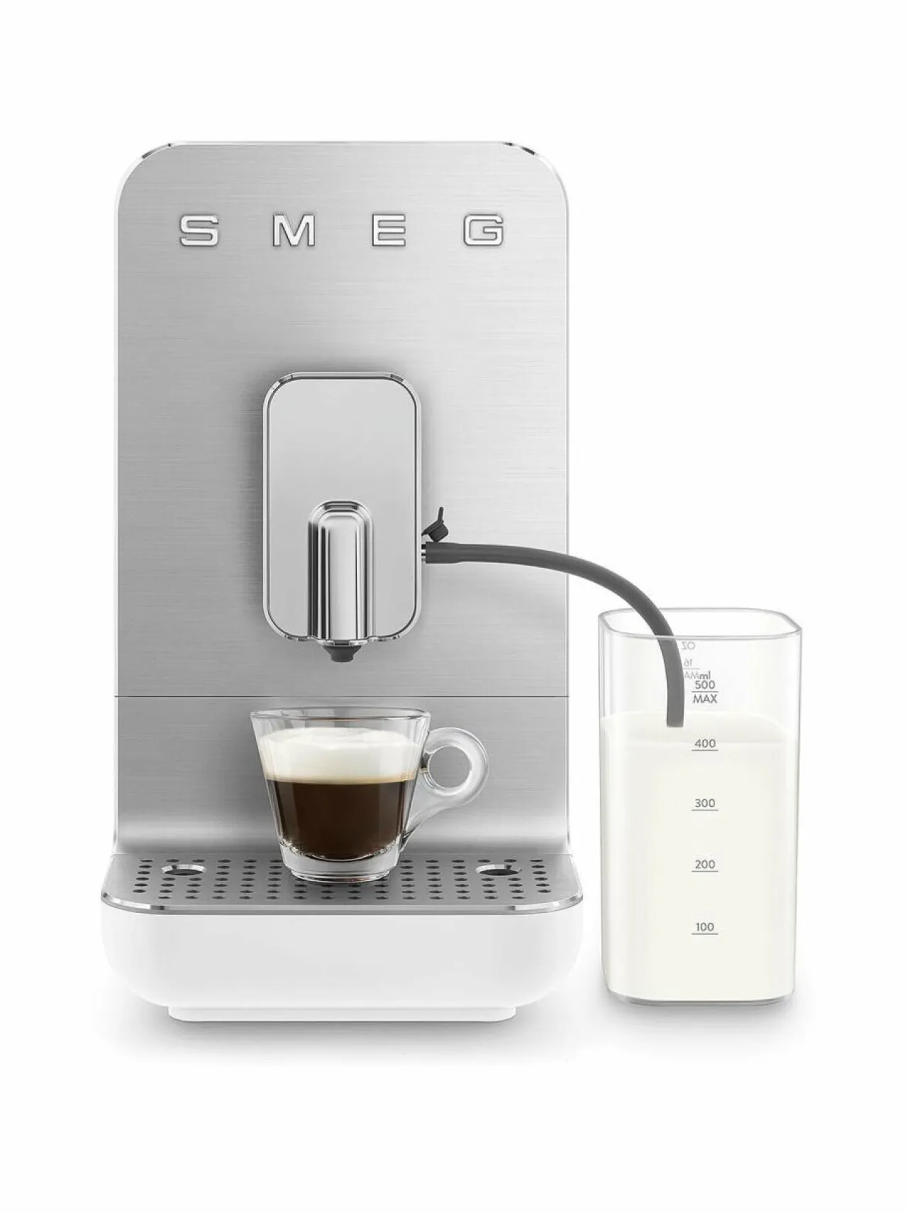 Kahvin- & Vedenkeittimet|Smeg BCC13BLMEU- täysautomaattinen kahvikone ja maidonvaahdotin WHITE