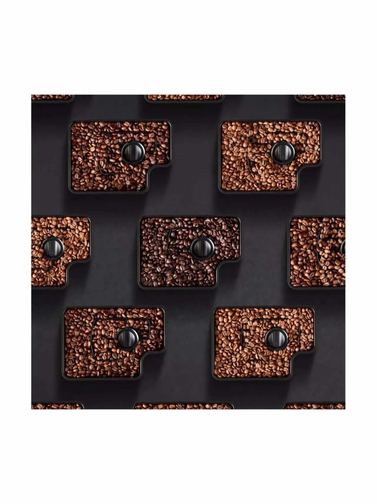 Kahvin- & Vedenkeittimet|KitchenAid Bean hopper 5KESRBHS -kahvipapusäiliö täysautomaattisiin espressokoneisiin BLACK