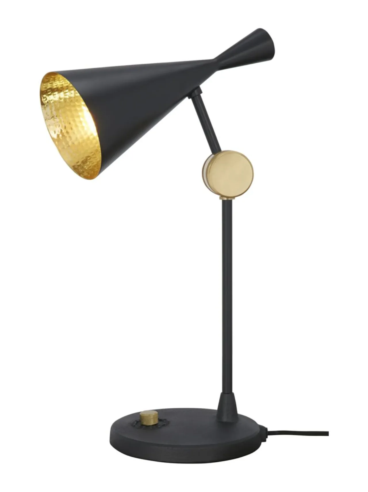 Pöytävalaisimet|Tom Dixon Beat-pöytävalaisin MUSTA