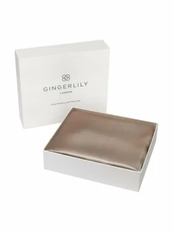 Liinavaatteet|Gingerlily Beauty Box -silkkityynyliina 50 x 60 cm MOCHA