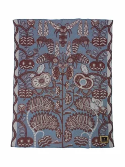 Huovat & Päiväpeitot|Klaus Haapaniemi & Co Bees-torkkupeitto BLUE