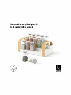 Säilytys|Umbra Bellwood-kolmikerroksinen maustehylly WHITE/NATURAL