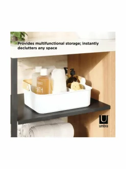 Säilytys|Umbra Bellwood-säilytysrasia WHITE/NATURAL