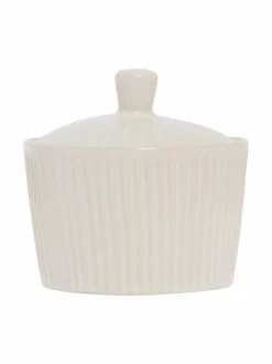 Tarjoiluastiat|Casa Stockmann Bergen -kannellinen sokerikko IVORY