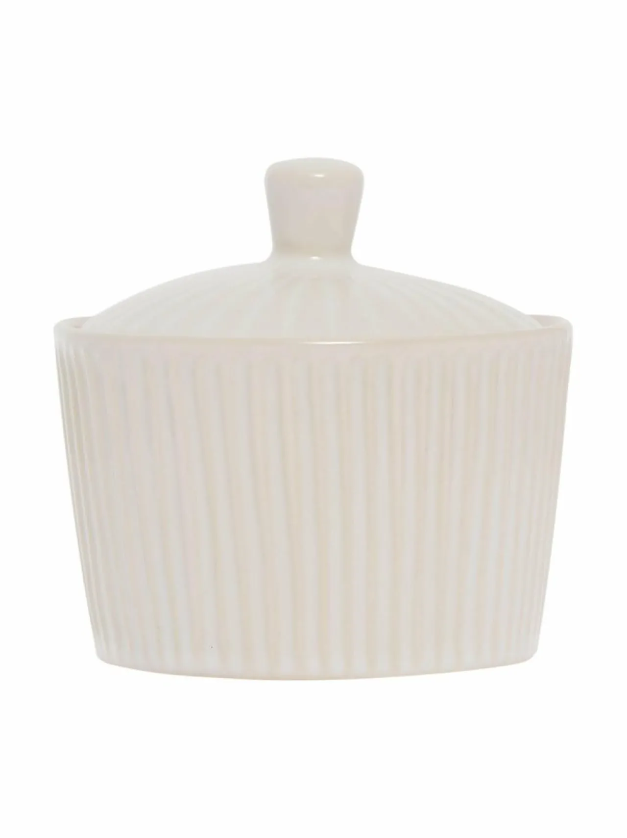 Tarjoiluastiat|Casa Stockmann Bergen -kannellinen sokerikko IVORY