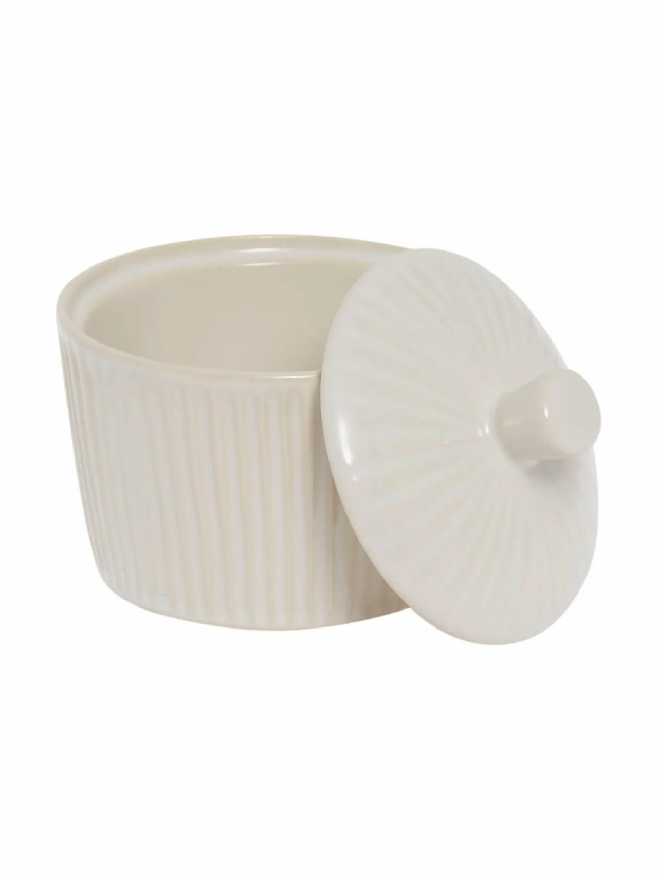 Tarjoiluastiat|Casa Stockmann Bergen -kannellinen sokerikko IVORY