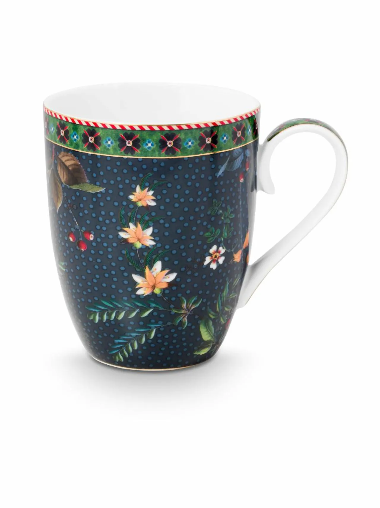 Mukit & Kupit & Asetit|PIP Studio Berry s Large -posliinimuki 350 ml BLUE