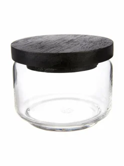 Keittiötarvikkeet|Casa Stockmann Black Aca -lasipurkki BLACK/CLEAR