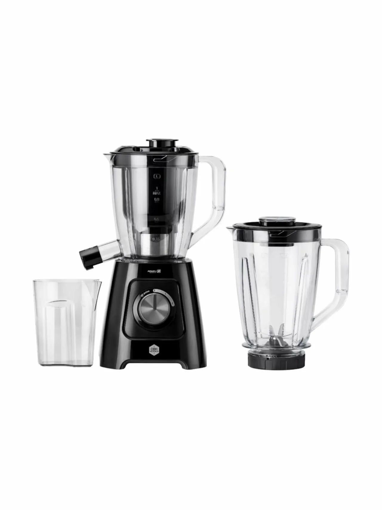 Vatkaimet & Sekoittimet|Obh Nordica Blendforce- tehosekoitin ja mehupuristin 1,25 l, 600 W BLACK