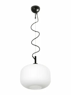 Kattovalaisimet|Design by Grönlund Bloom-kattovalaisin 30 cm 06 WHITE GLASS / BLACK