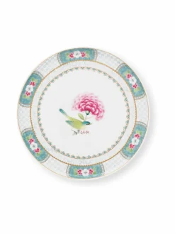 Tarjoiluastiat|PIP Studio Blushing Birds -kakkuvati 21 cm WHITE