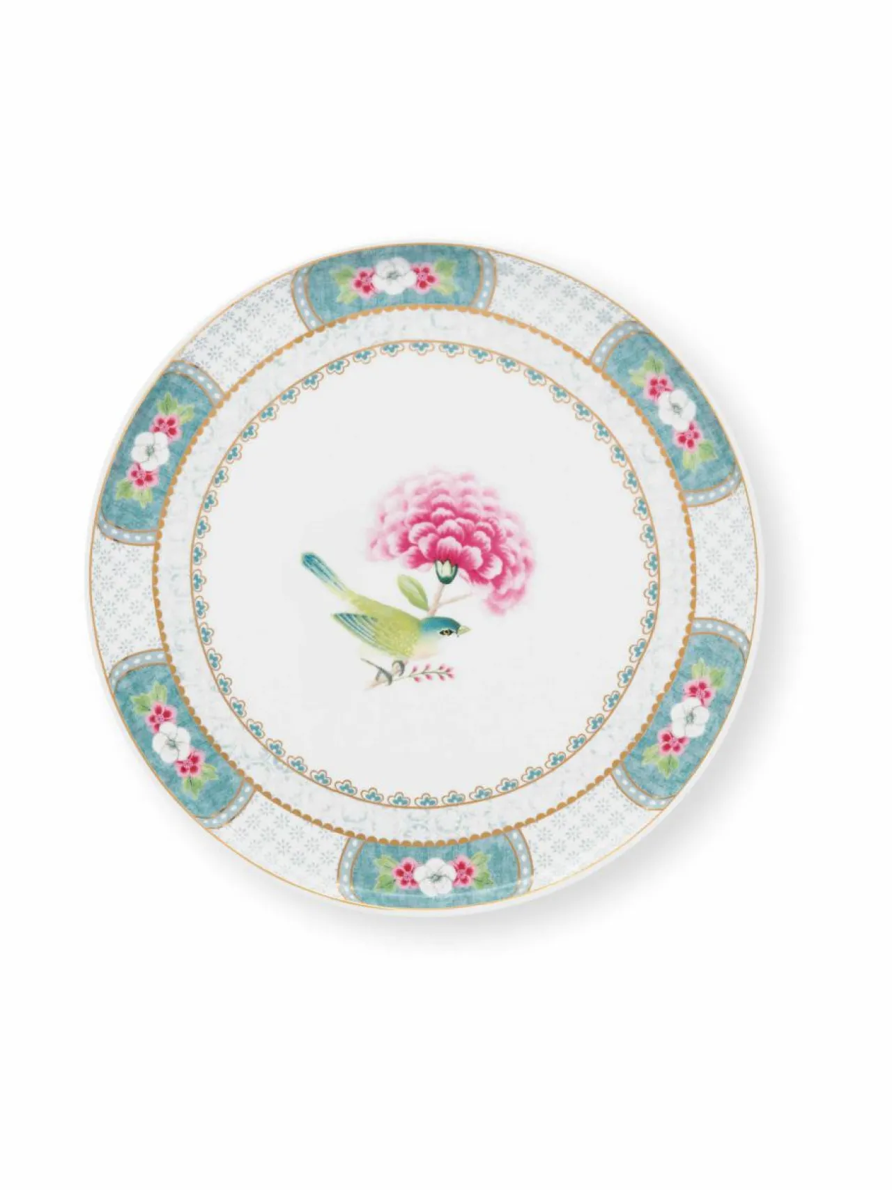 Tarjoiluastiat|PIP Studio Blushing Birds -kakkuvati 21 cm WHITE