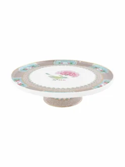 Tarjoiluastiat|PIP Studio Blushing Birds -kakkuvati 21 cm KHAKI