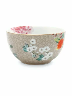 Lautaset & Kulhot|PIP Studio Blushing Birds -kulho 12 cm KHAKI