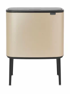 Roskakorit & -Pussit|Brabantia Bo Touch Bin -roska-astia 11 + 23 l GOLD
