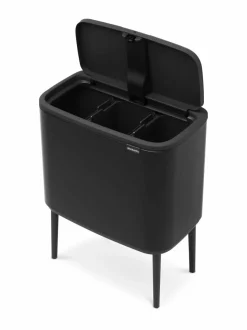 Roskakorit & -Pussit|Brabantia Bo Touch Bin -roskakori 3 x 11 l MATT BLACK