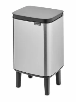 Roskakorit & -Pussit|Brabantia Bo Waste Bin -roskakori 4 l MATT STEEL FINGERPRINT PROOF