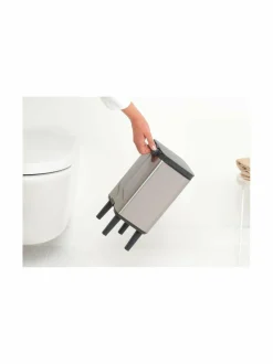 Roskakorit & -Pussit|Brabantia Bo Waste Bin -roskakori 4 l MATT STEEL FINGERPRINT PROOF