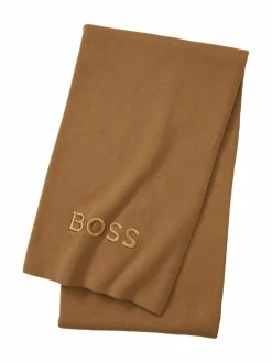 Huovat & Päiväpeitot|Hugo Boss Bold Logo -huopa, 130x170 cm CAMEL