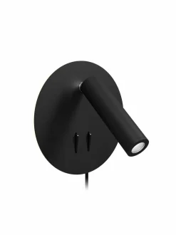 Seinävalaisimet|Design by Grönlund Bonn Round -seinävalaisin BLACK