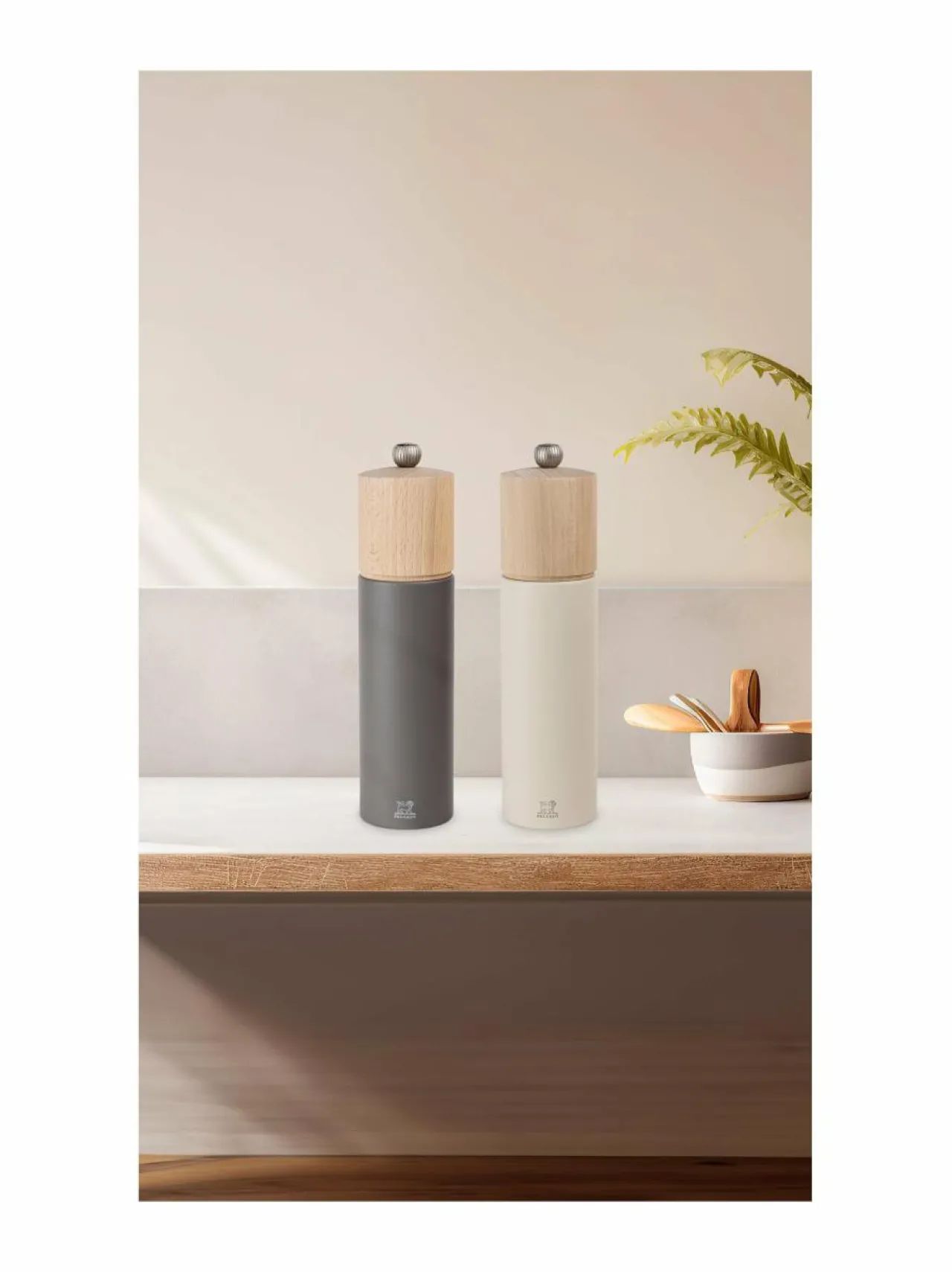 Keittiötarvikkeet|Peugeot Boreal-suolamylly FEATHER WHITE