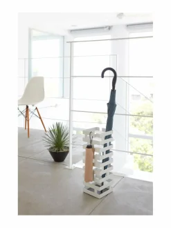 Säilytys|Yamazaki Brick-sateenvarjoteline 43 x 15 x 15 cm WHITE