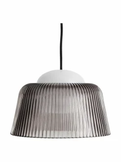 Kattovalaisimet|HAY Brim-riippuvalaisin 24,5 cm SMOKED GREY GLASS