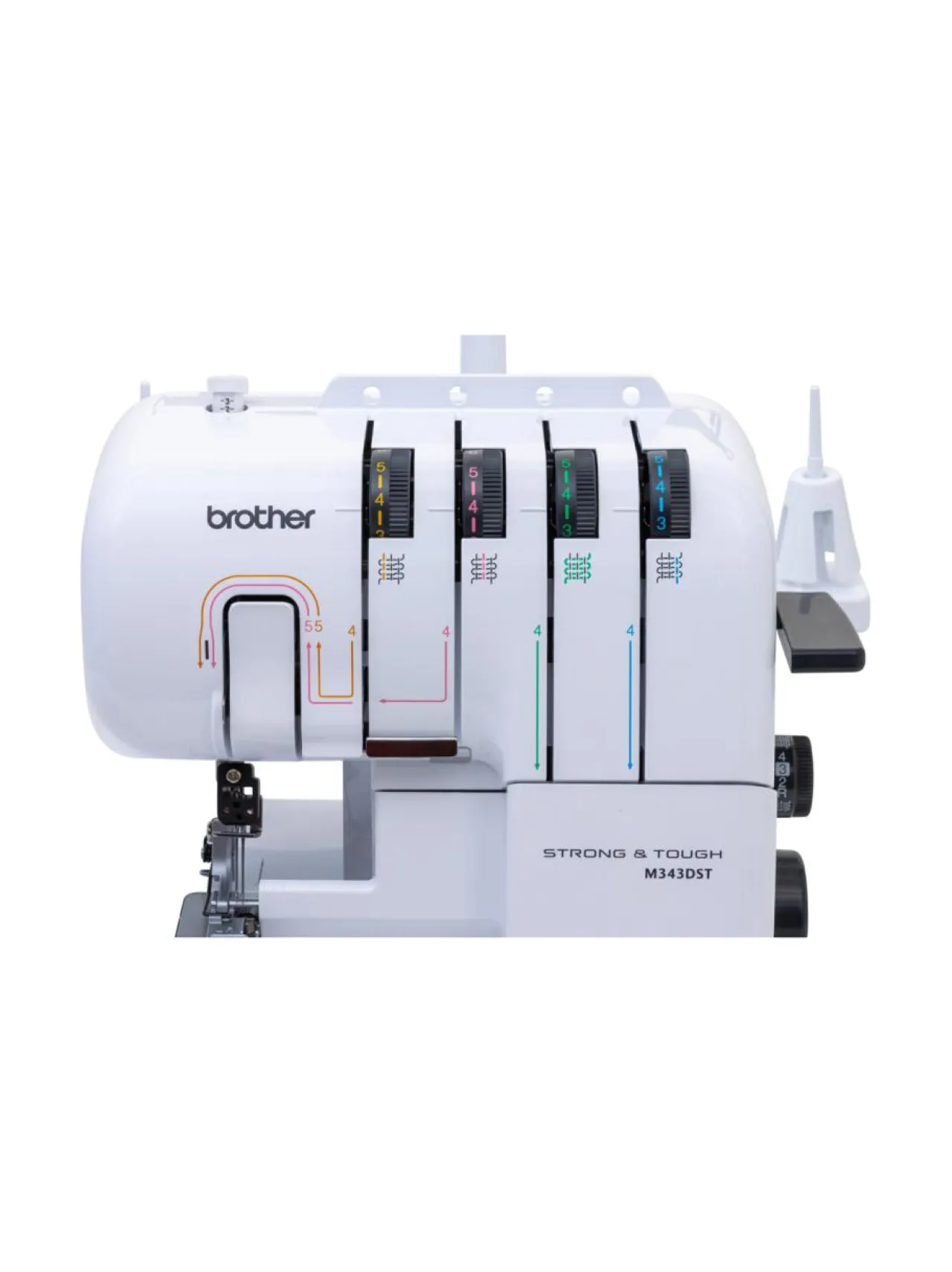 Ompelukoneet|Brother M343DST saumuri jatkotasolla