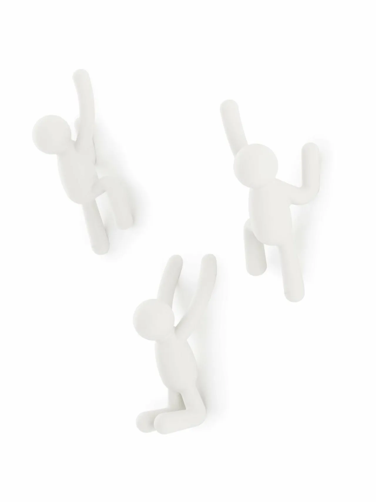 Naulakot & Koukut|Umbra Buddy-koukku, 3 kpl VALKOINEN