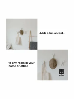 Naulakot & Koukut|Umbra Buddy-koukku, 3 kpl VALKOINEN