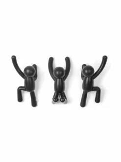 Naulakot & Koukut|Umbra Buddy-koukku, 3 kpl MUSTA