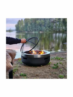 Grillit & Grillitarvikkeet|Mustang Burbank Outdoor -nuotioalusta Ø 44 cm BLACK