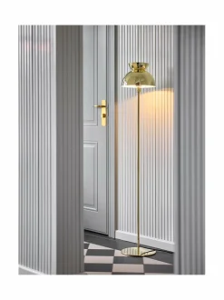 Lattiavalaisimet|Frandsen Butterfly EU -lattiavalaisin BRASS