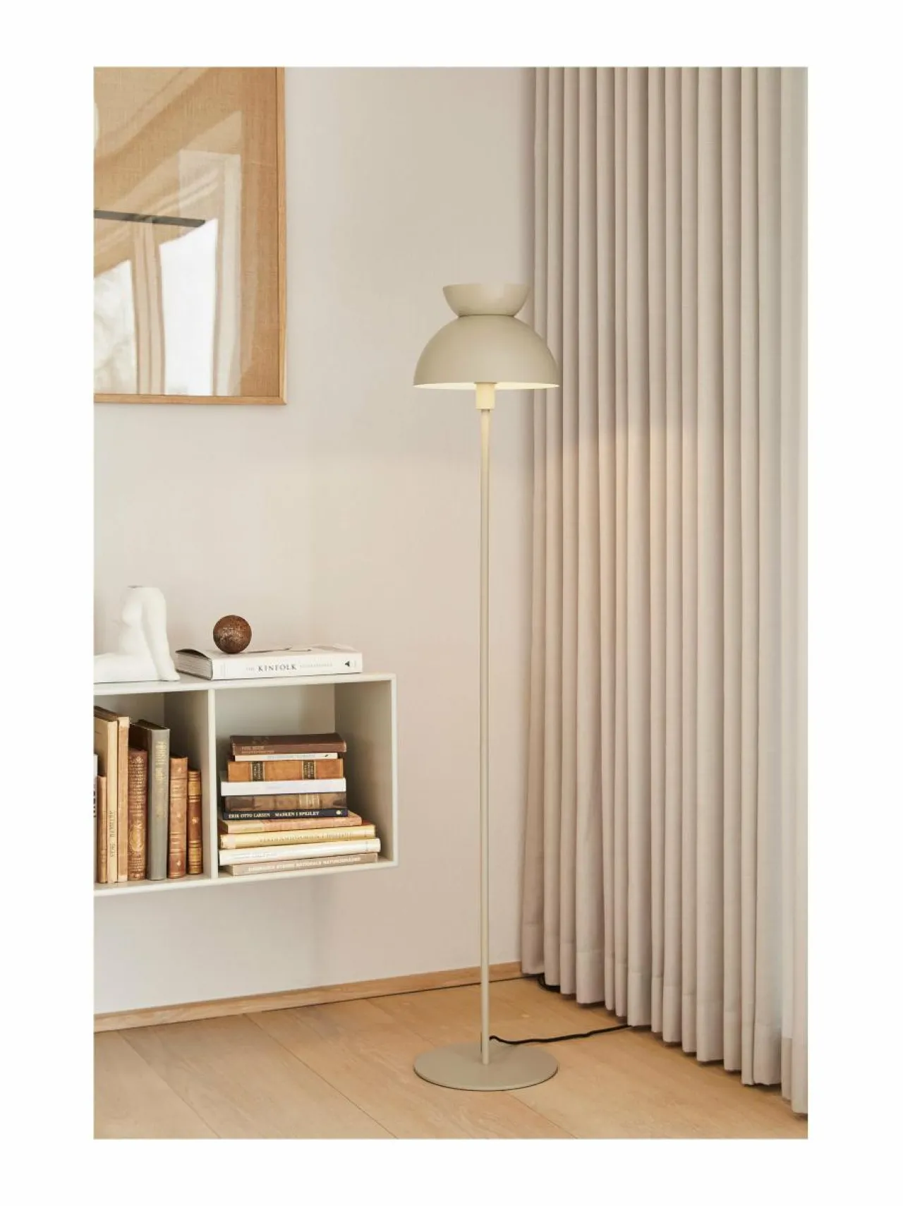 Lattiavalaisimet|Frandsen Butterfly-lattiavalaisin MATT TAN GREY