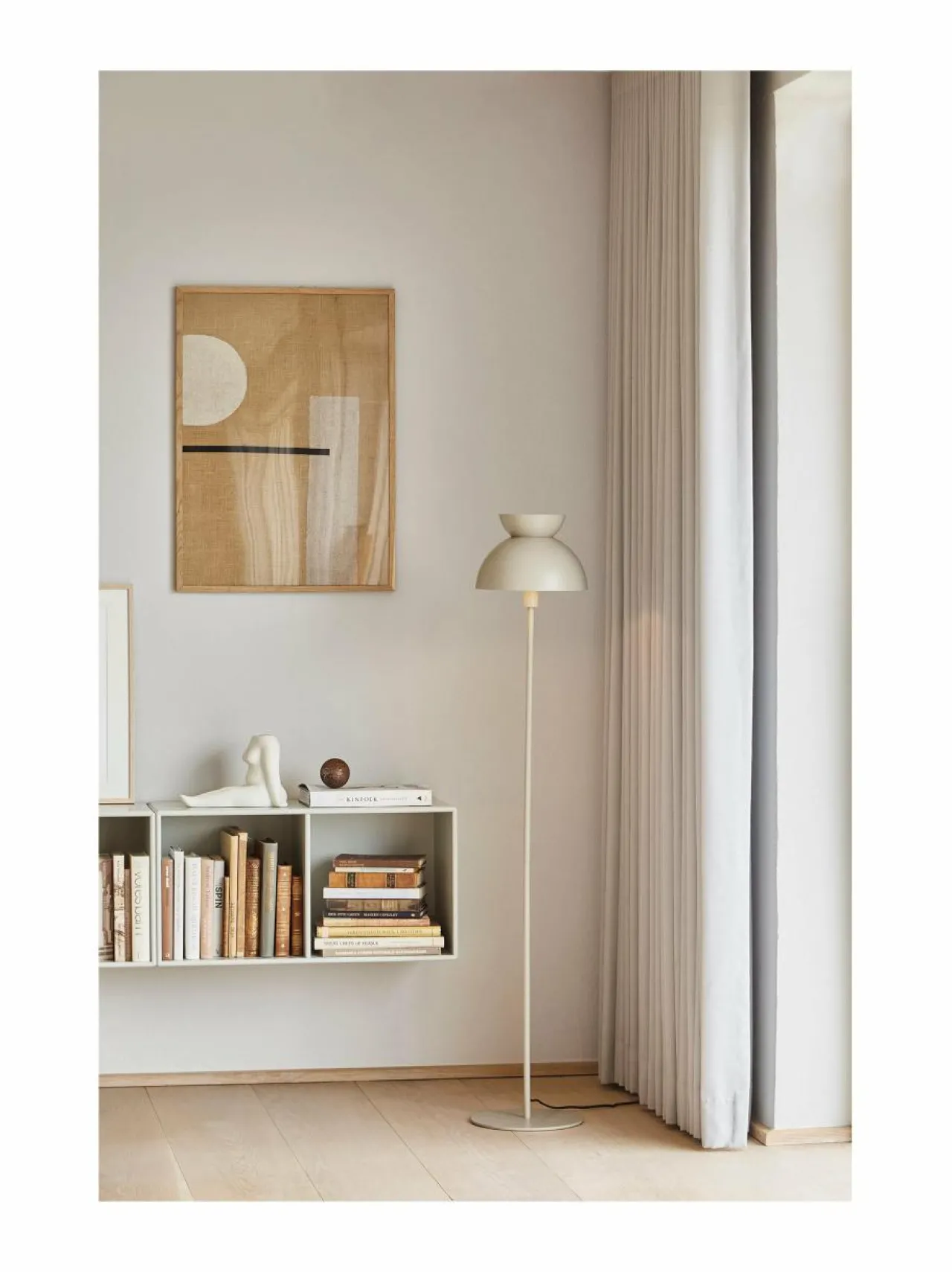 Lattiavalaisimet|Frandsen Butterfly-lattiavalaisin MATT TAN GREY