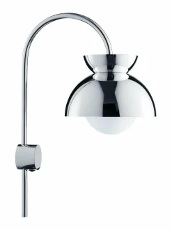 Seinävalaisimet|Frandsen Butterfly-seinävalaisin CHROME