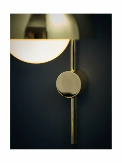 Seinävalaisimet|Frandsen Butterfly-seinävalaisin BRASS