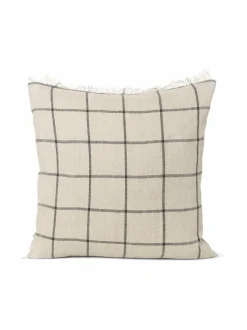 Huovat & Päiväpeitot|Ferm Living Calm-koristetyyny 50 x 50 cm CAMEL / BLACK