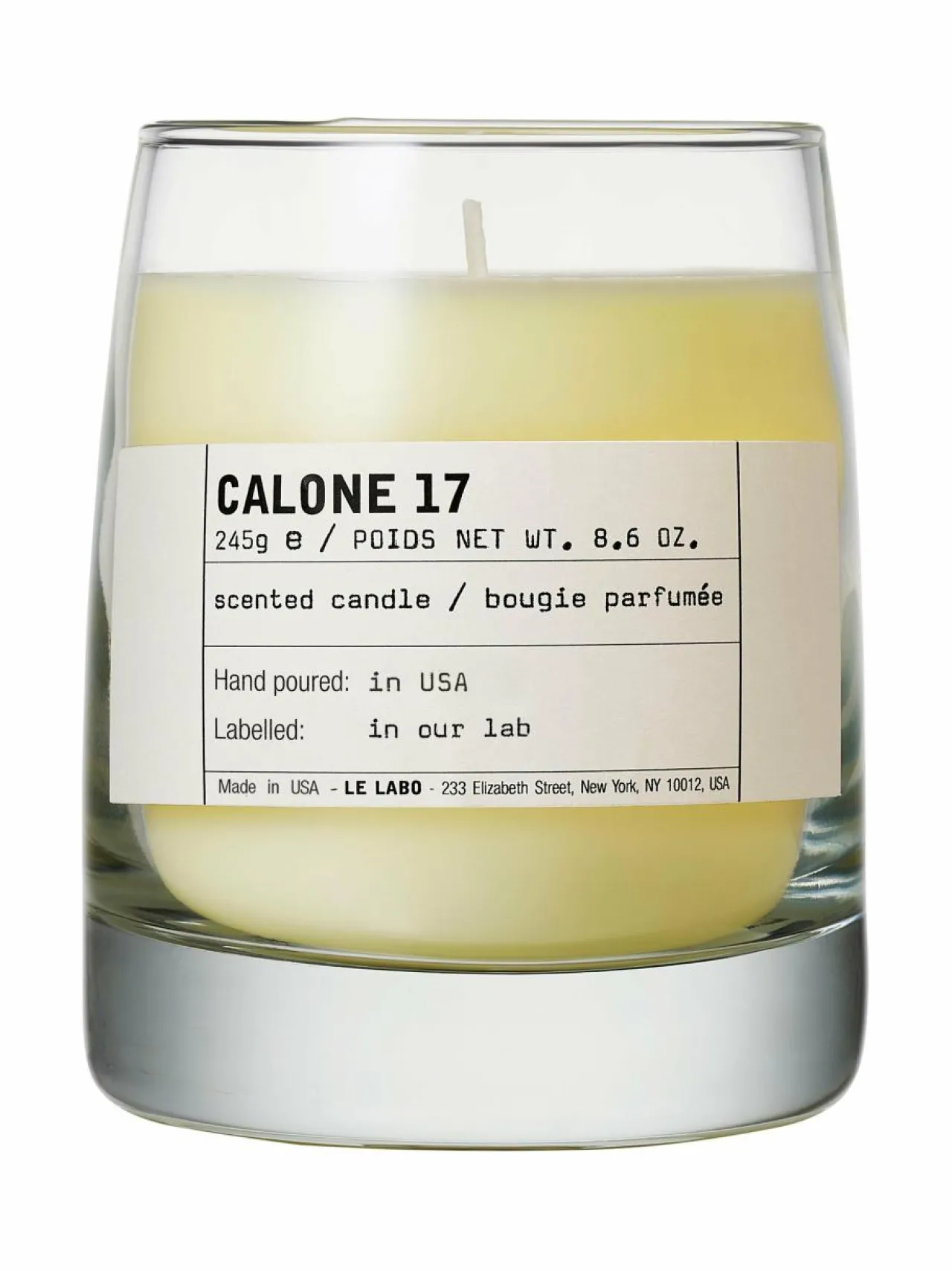 Huonetuoksut & Tuoksukynttilät|Le Labo Calone 17 Classic -tuoksukynttilä 245 g WHITE