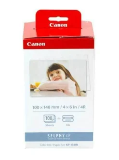 Kamerat|Canon KP-108IN tulostustarvikepakkaus Selphy tulostimiin