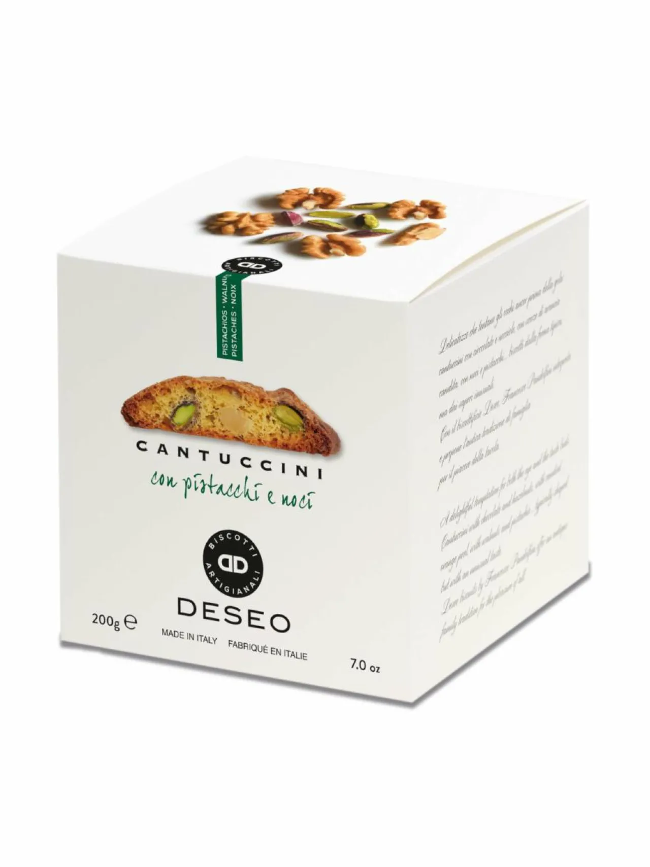 Makeat Delituotteet|DESEO Cantuccini pistaasi- ja saksanpähkinöillä