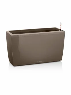 Ruukut & Istutusastiat|Lechuza Cararo Premium Taube Altakasteluruukku rullilla 75x30cm, korkeus 43cm TAUBE KIILTÄVÄPINTA