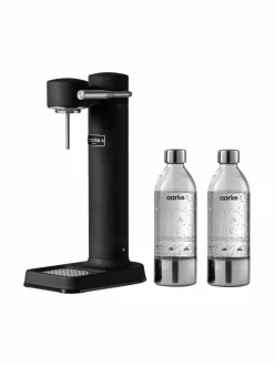 Muut Keittiölaitteet|Aarke Carbonator III hiilihapotuslaite + 2 juomapulloa BLACK