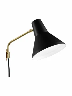 Seinävalaisimet|Innolux Carin-seinävalaisin BLACK, GOLD